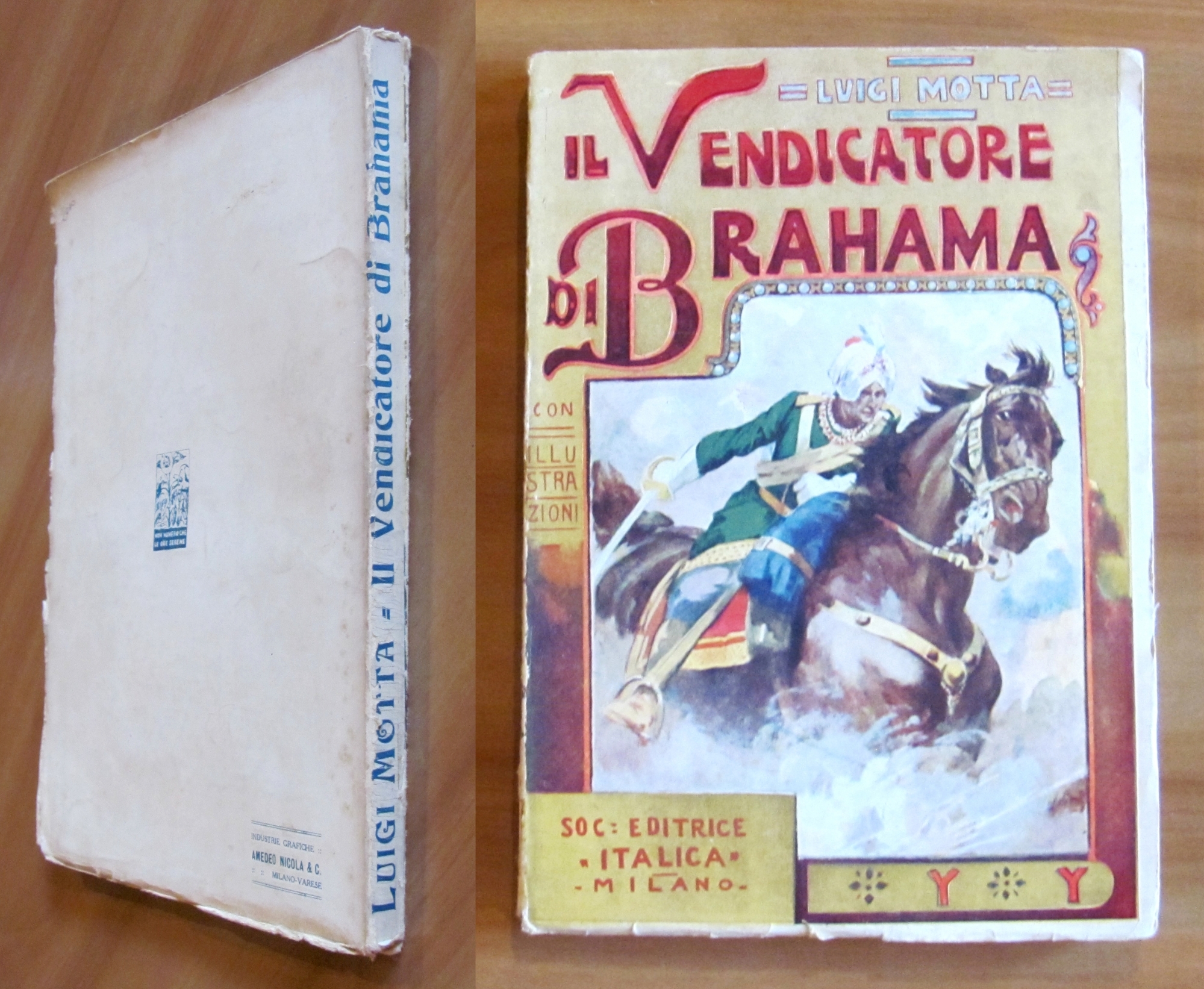 IL VENDICATORE DI BRAHAMA - I ed. 1923 - ill. …