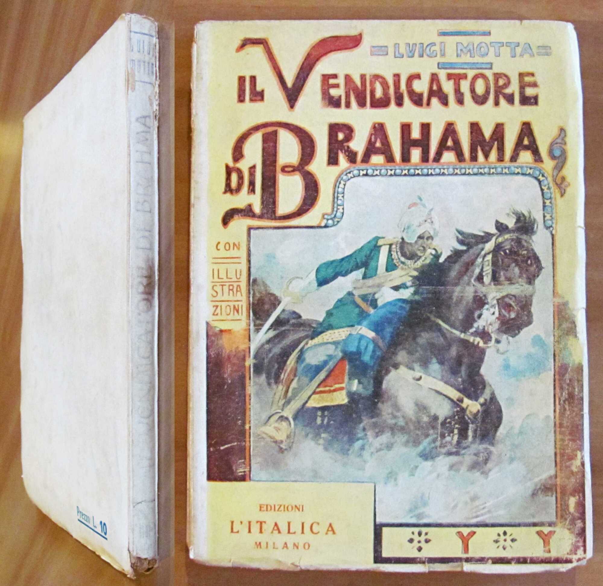 IL VENDICATORE DI BRAHAMA, anni '20 - ill. D'AMATO