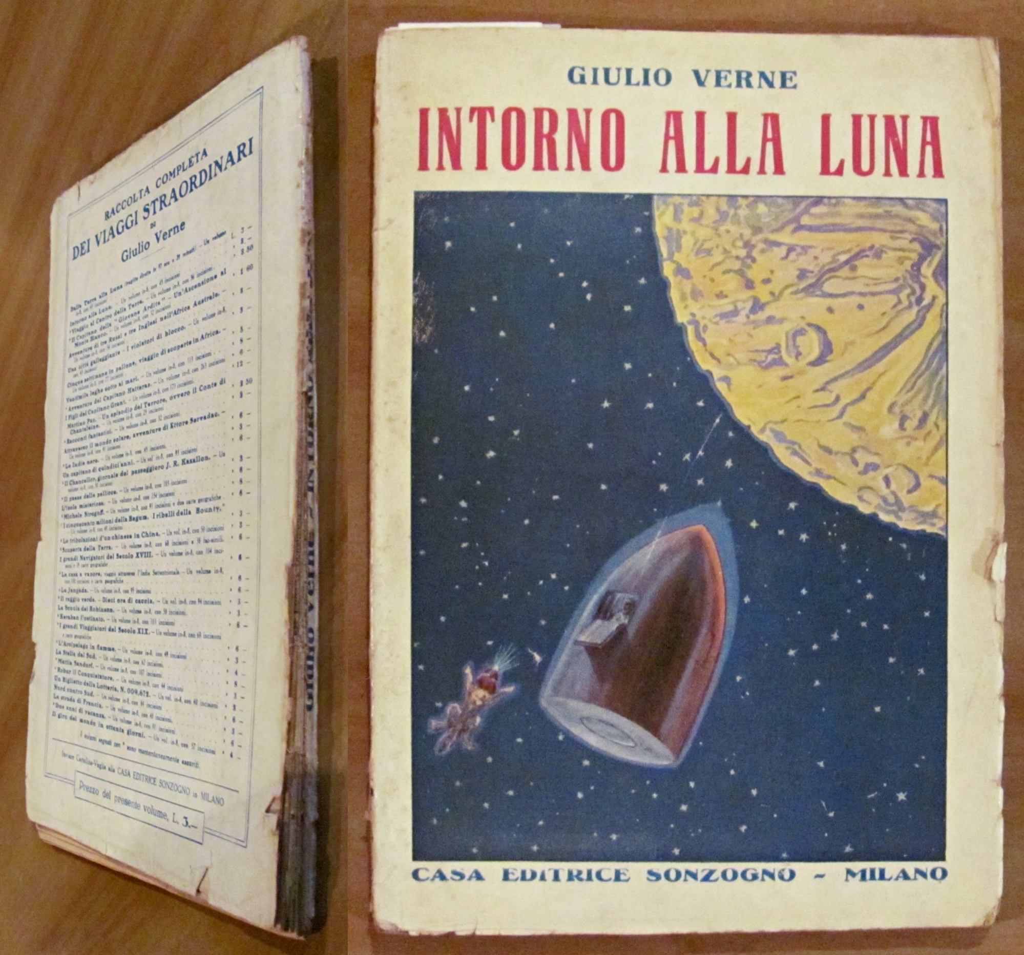 INTORNO ALLA LUNA - Collana Viaggi Straordinari