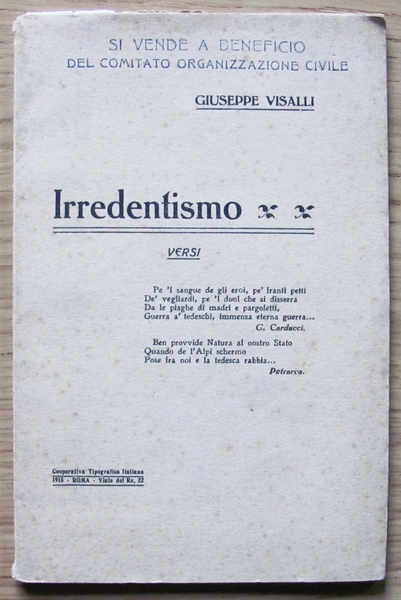 IRREDENTISMO - Versi