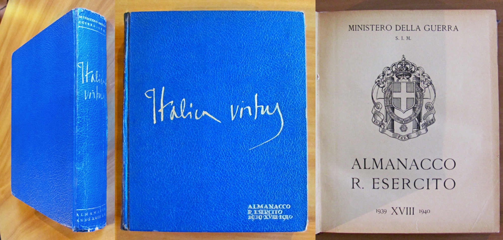 ITALIA VIRTUS - ALMANACCO REGIO ESERCITO 1939/1940 - Tavole di …