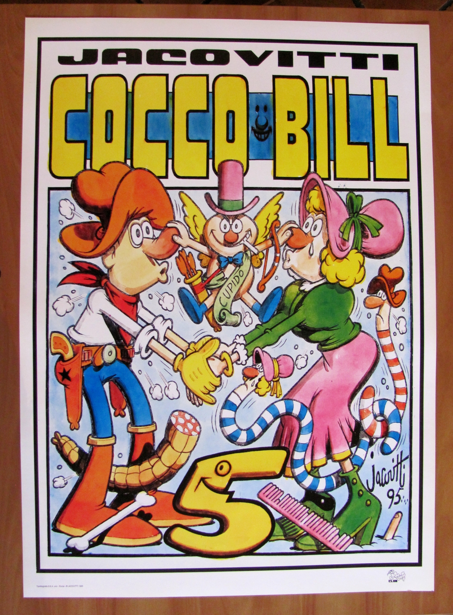 JACOVITTI - COCCO BILL - 1995 - Manifesto 50x70