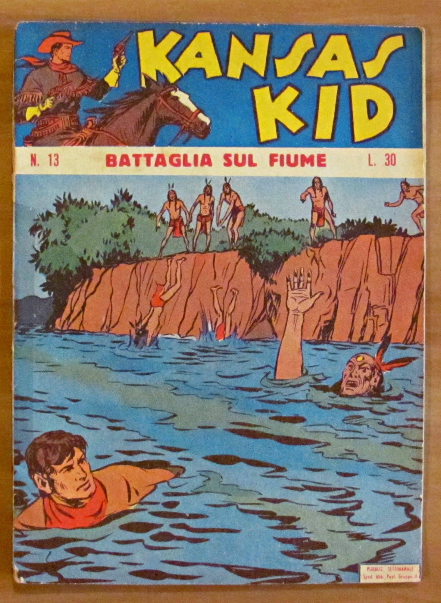 KANSAS KID - Collana Zanetto N.13 - BATTAGLIA SUL FIUME