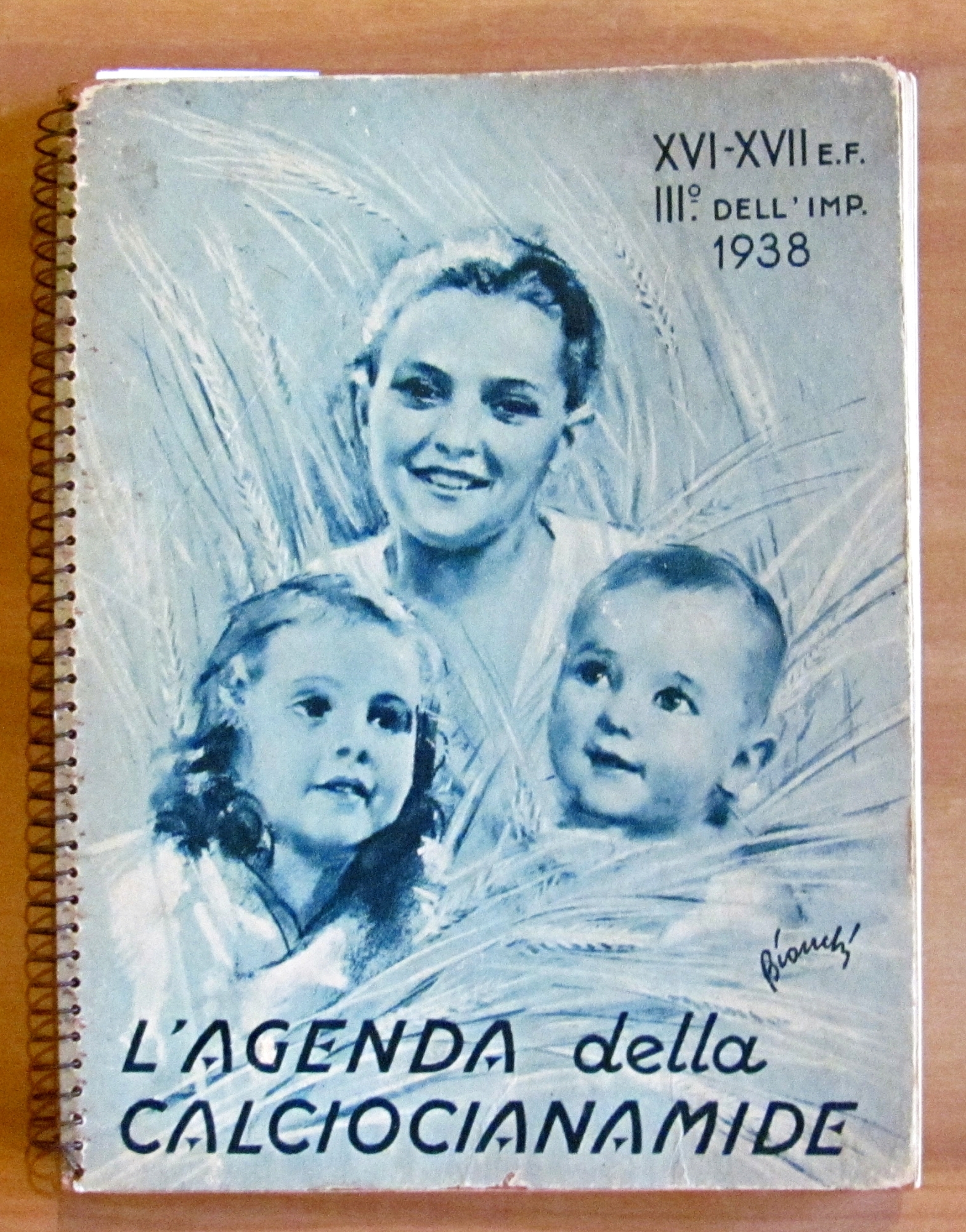 L'AGENDA DELLA CALCIOCIANAMIDE, 1938 - Illustrato - Concimi