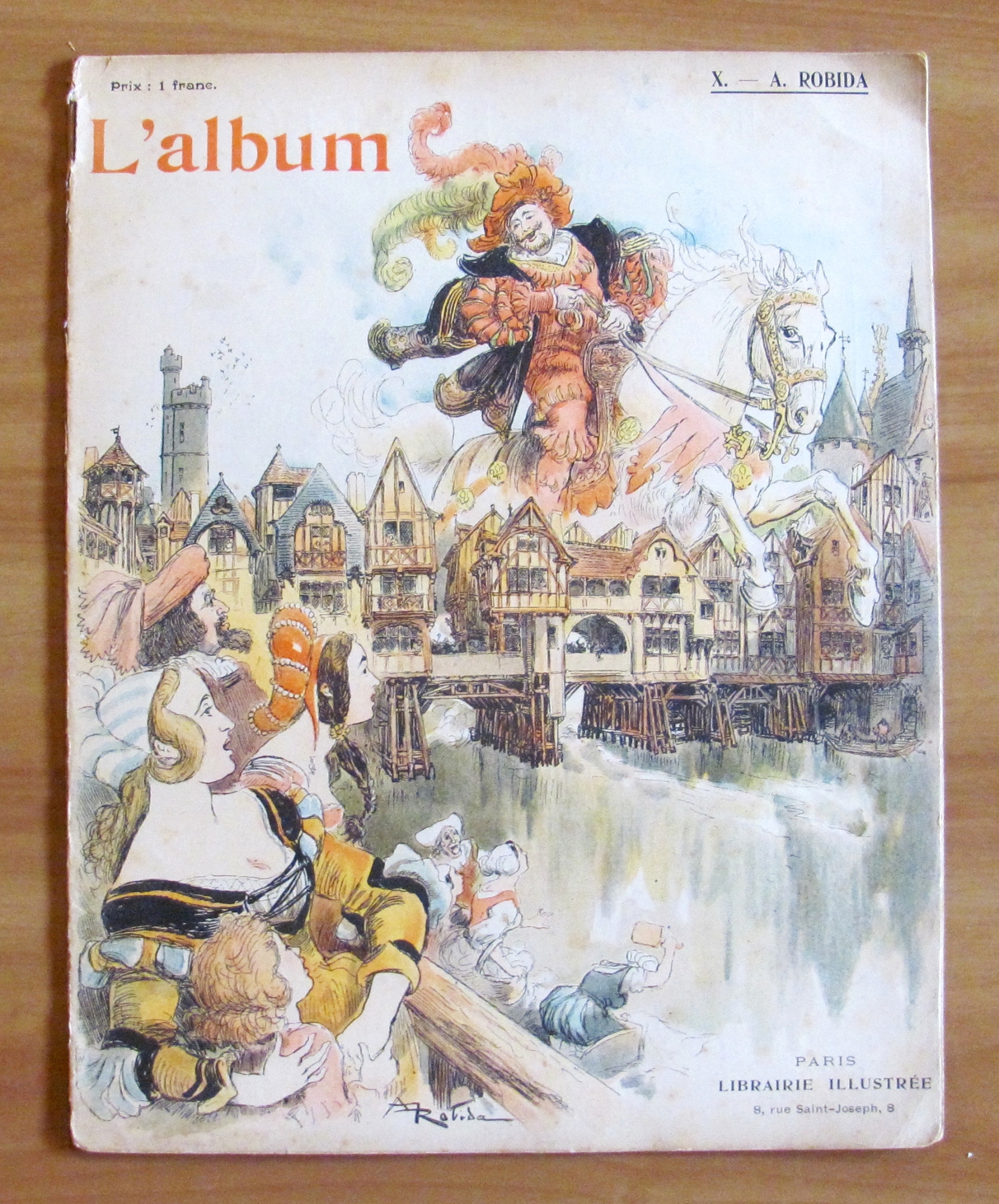 L'ALBUM X par Robida, 1900 ca.