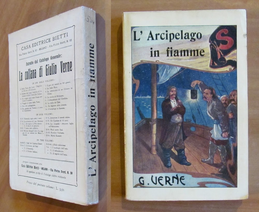 L'ARCIPELAGO IN FIAMME, anni '30 - ill. BENETT