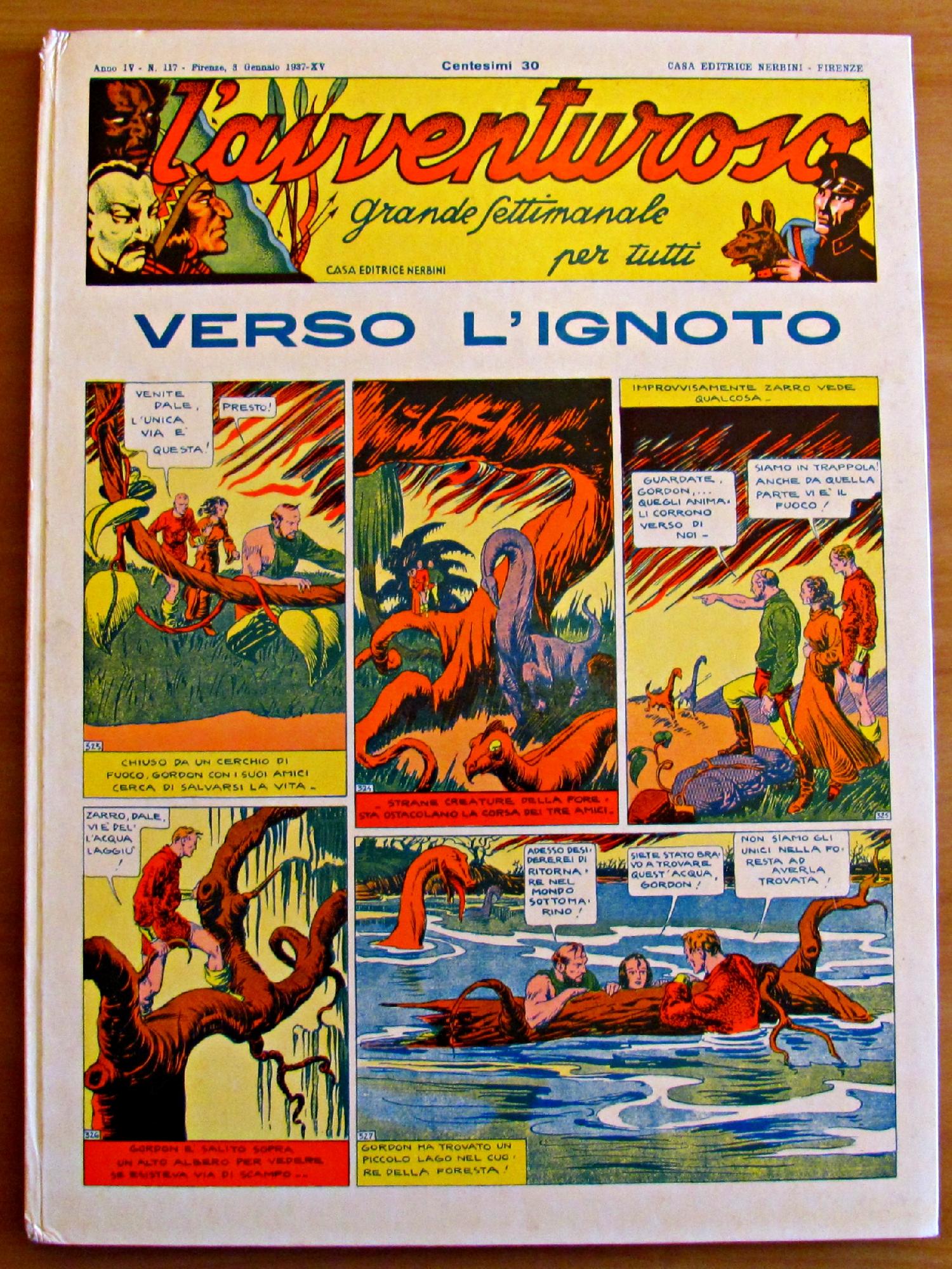 L'AVVENTUROSO - ANNO IV N.117 - I semestre 1937