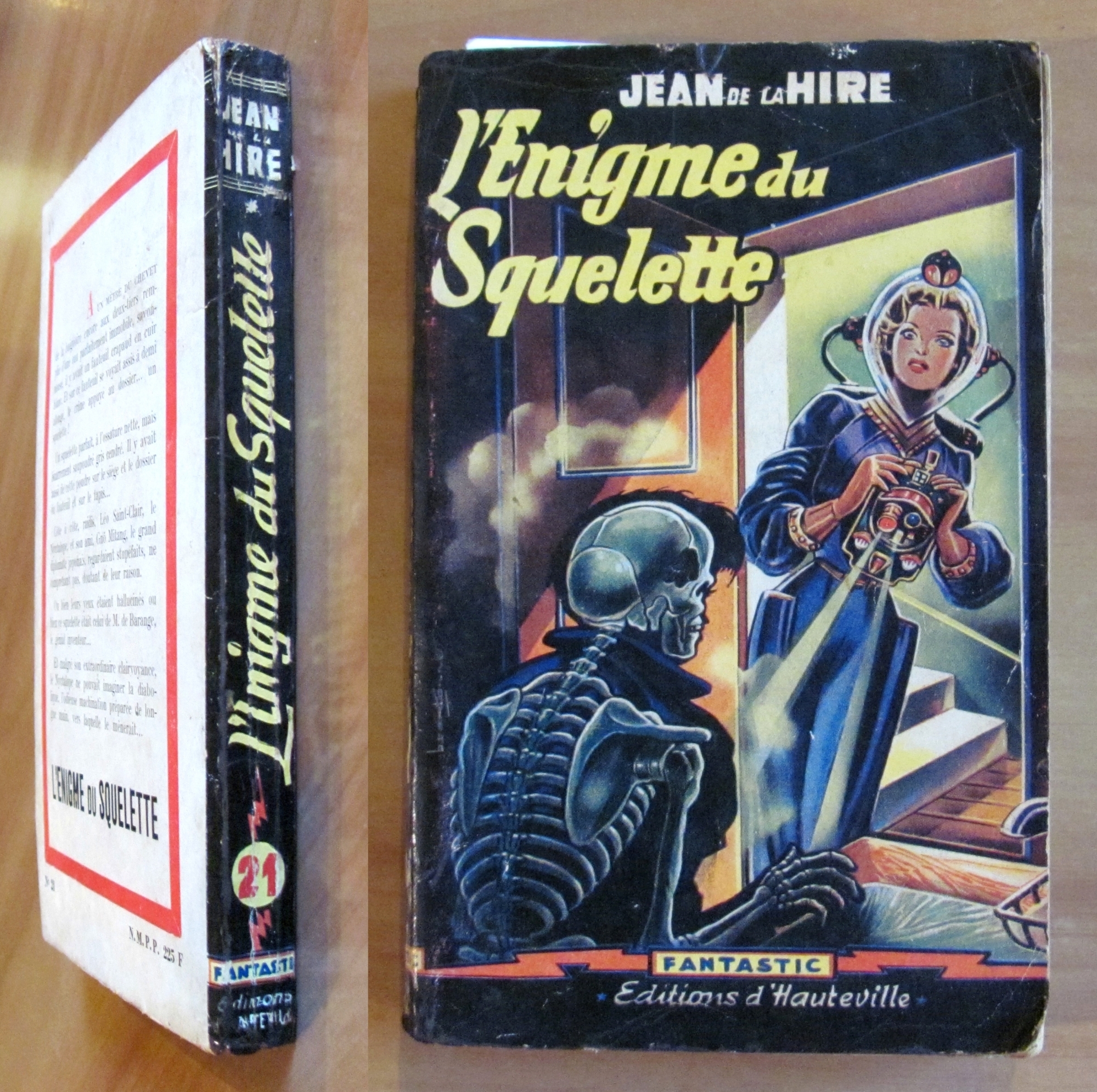 L'ENIGME DU SQUELETTE - Collana FANTASTIC, 1955