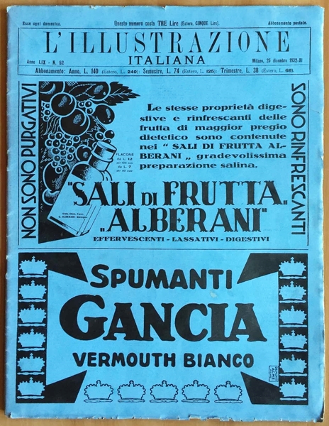 L'ILLUSTRAZIONE ITALIANA - Anno LIX - N.52 - 25 Dicembre …