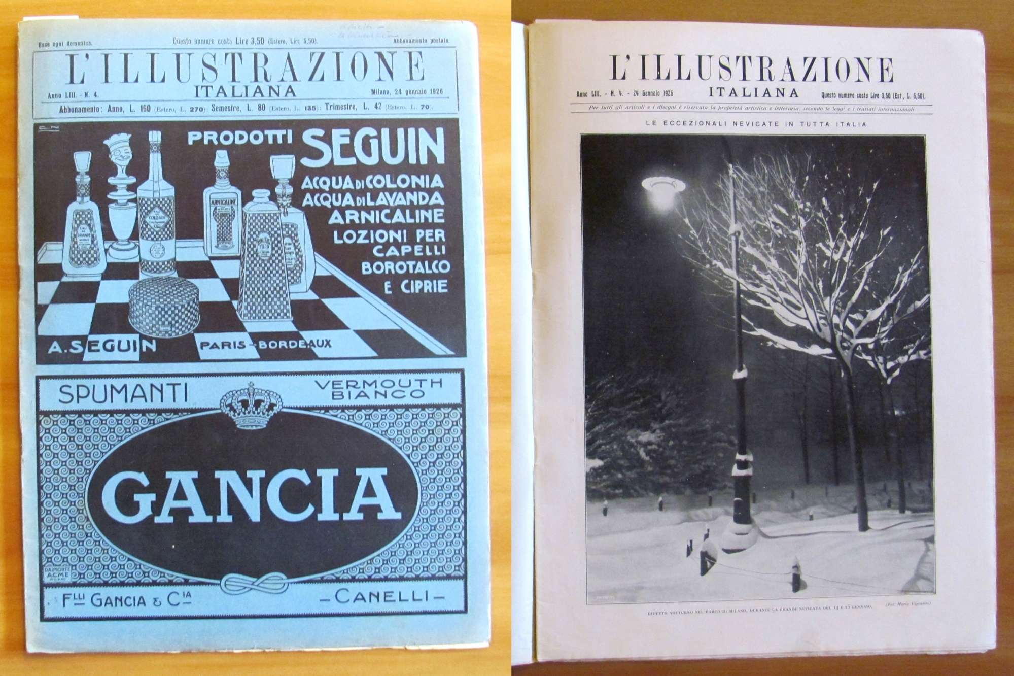 L'ILLUSTRAZIONE ITALIANA - N.4 - 24 Gennaio 1926