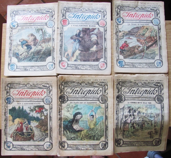 L'INTREPIDO - AVVENTURE, VIAGGI, ESPLORAZIONI - Anno III, 1922 - …
