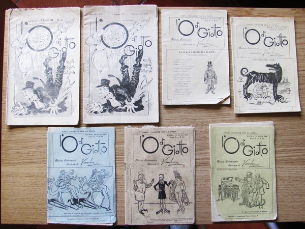L'O DI GIOTTO. RIVISTA SETTIMANALE ILLUSTRATA DI VAMBA. ROMA TIP. …