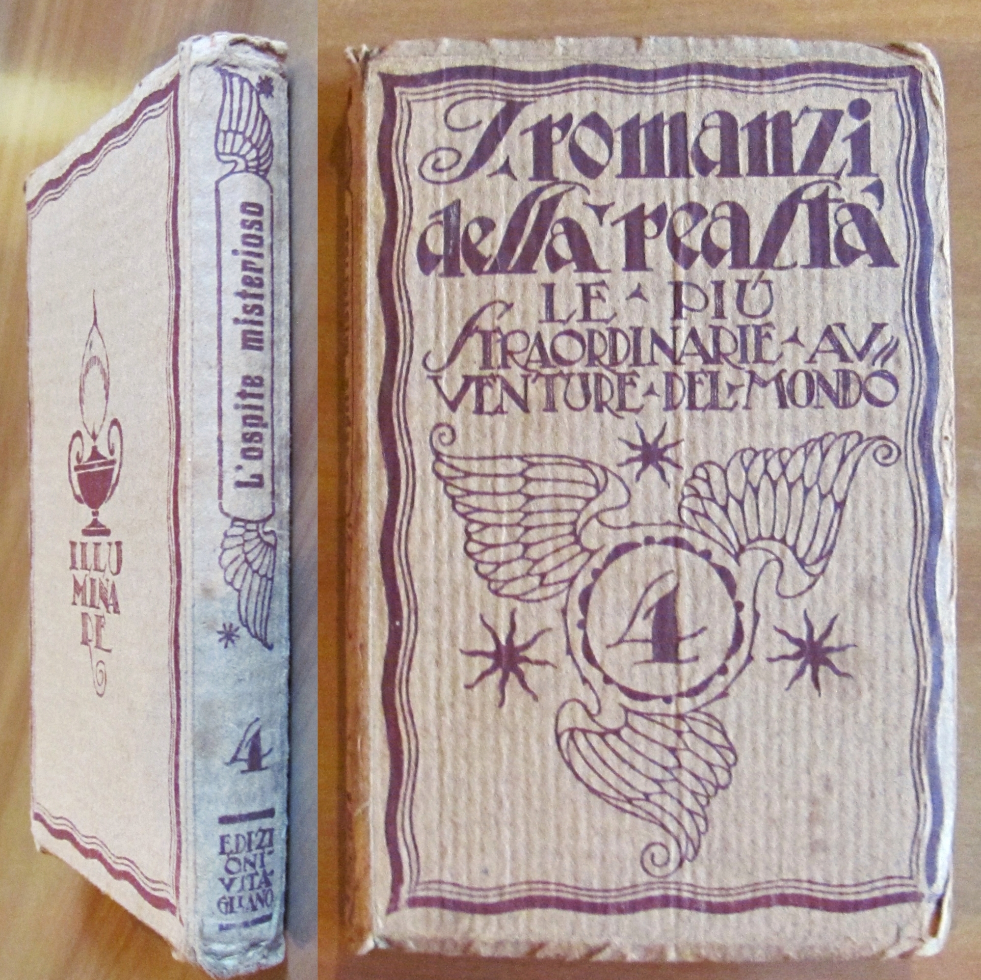 L'OSPITE MISTERIOSO - Coll. I Romanzi della Realtà N.4, 1920