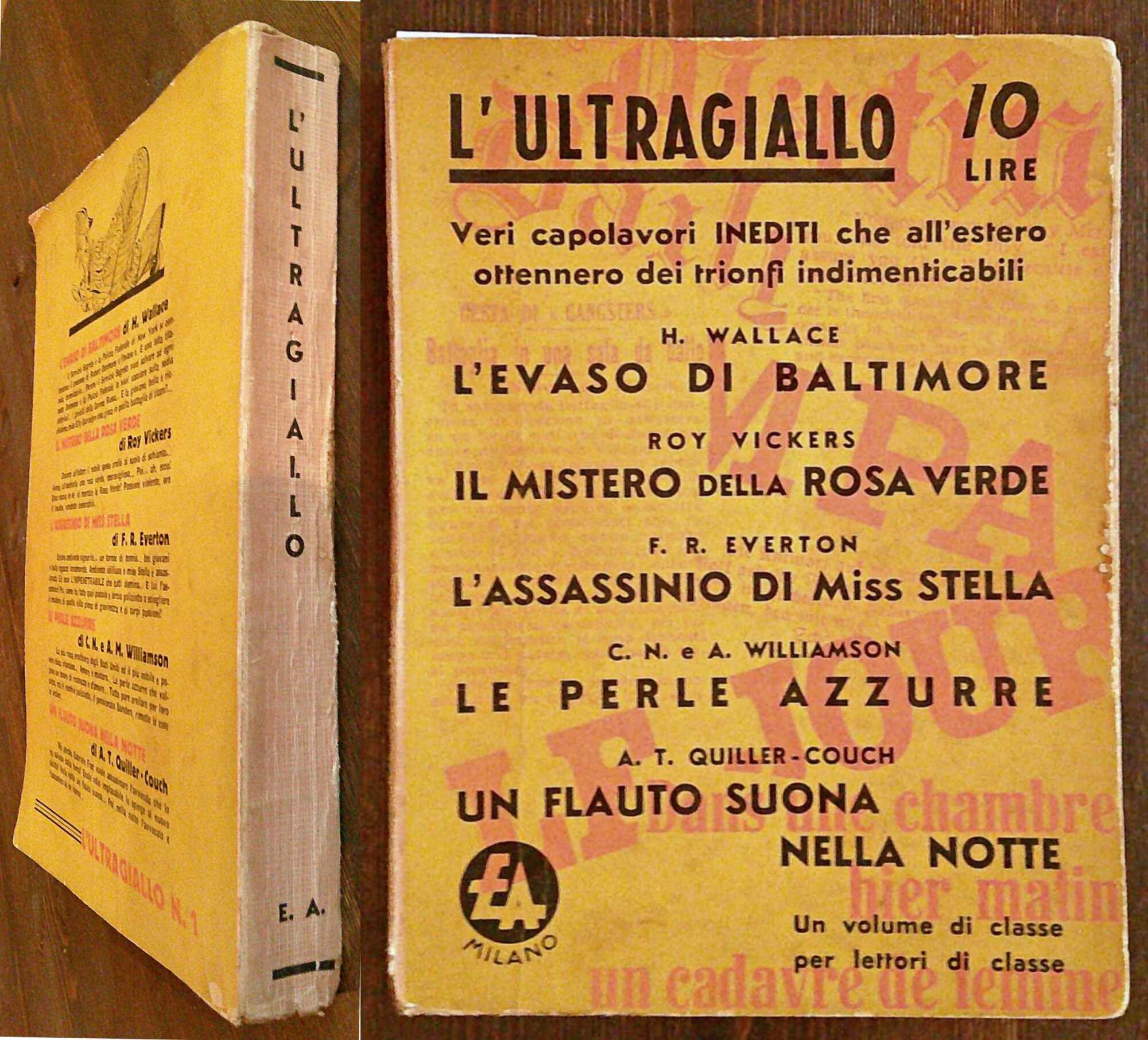 L'ULTRAGIALLO - Collezione di Capolavori Gialli, 1938
