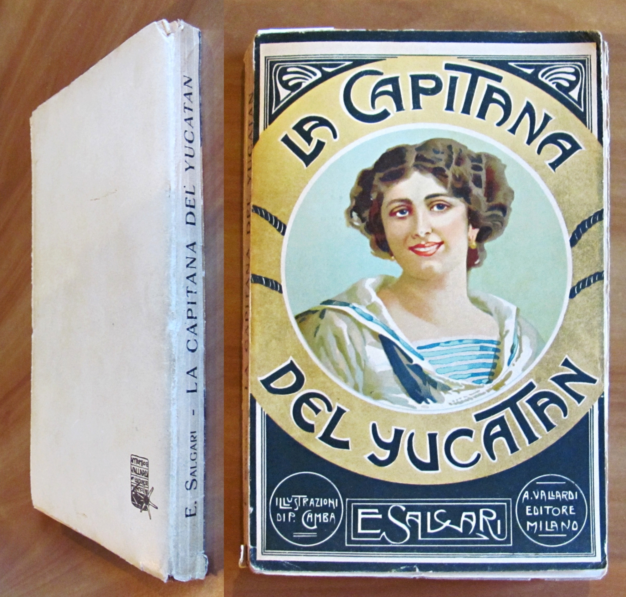 LA CAPITANA DEL YUCATAN, 1928 - ill. GAMBA
