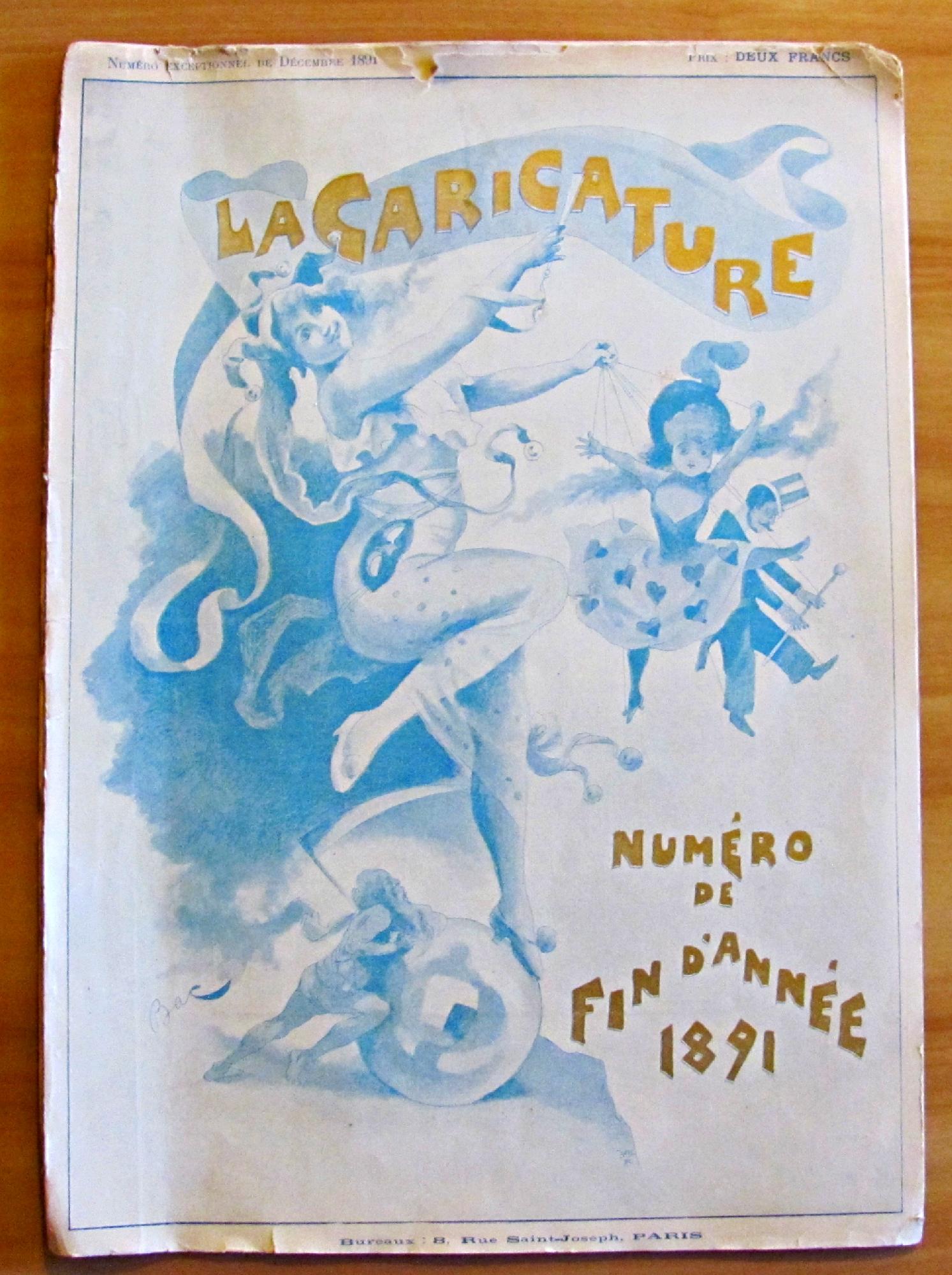 LA CARICATURE, NUMERO DE FIN D'ANNEE 1891