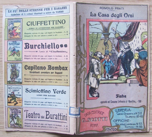 LA CASA DEGLI ORSI - Concorso Letterario di NOVELLINO, 1910 …