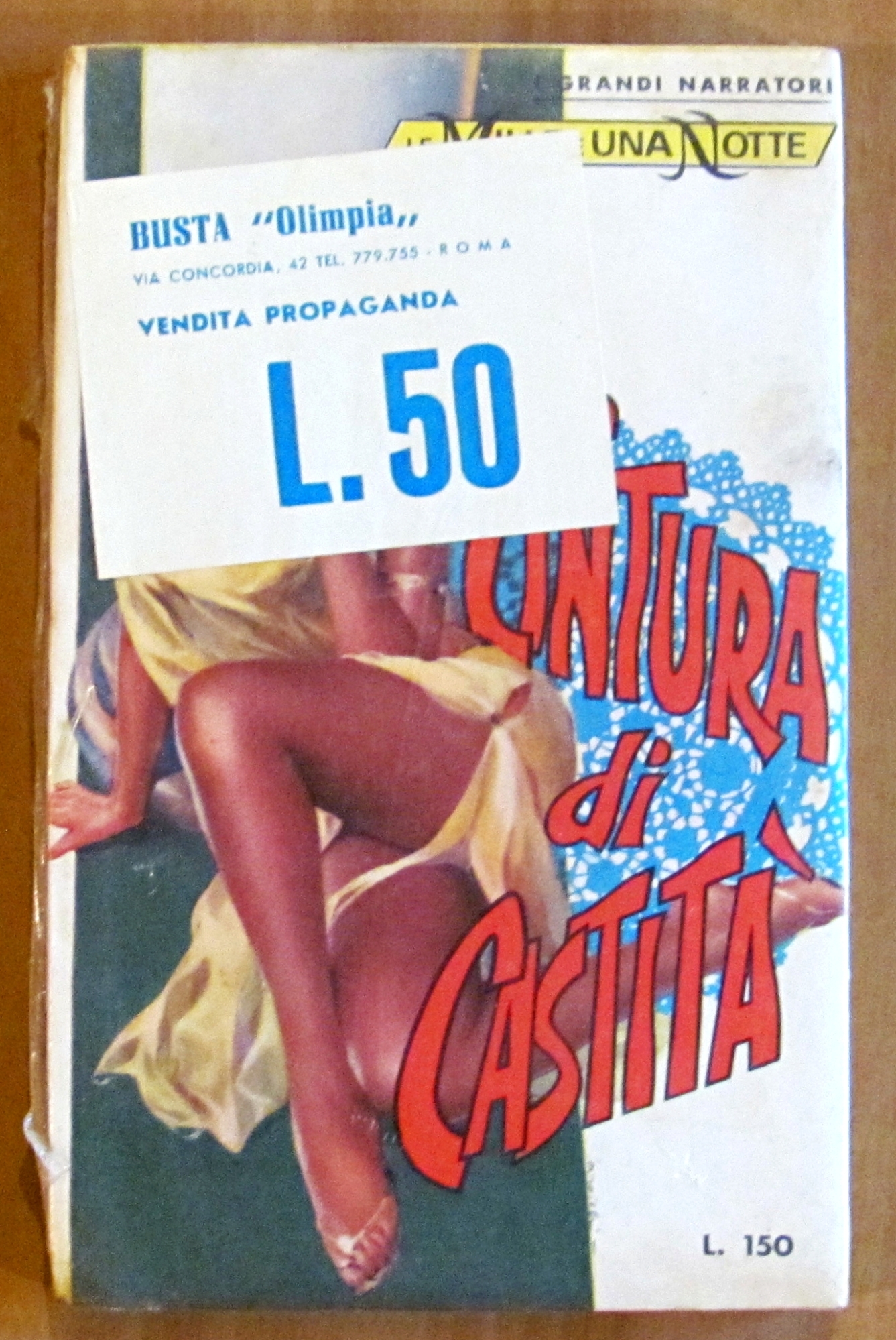 LA CINTURA DI CASTITA' - Coll. I Grandi Narratori N.25, …
