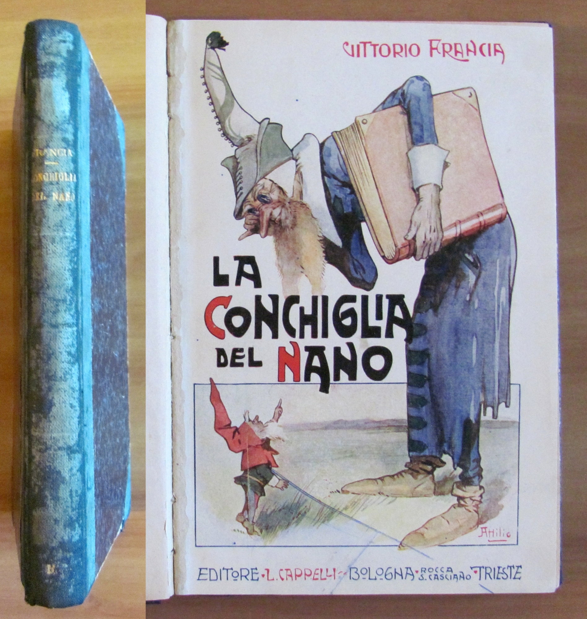 LA CONCHIGLIA DEL NANO, I ed. 1921 ill. Attilio MUSSINO