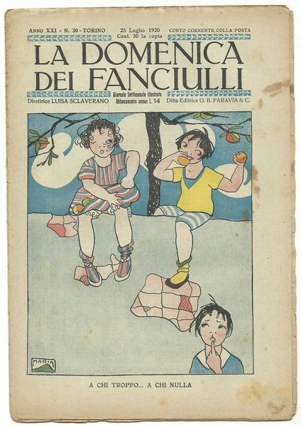 LA DOMENICA DEI FANCIULLI N.30 del 25 Luglio 1920