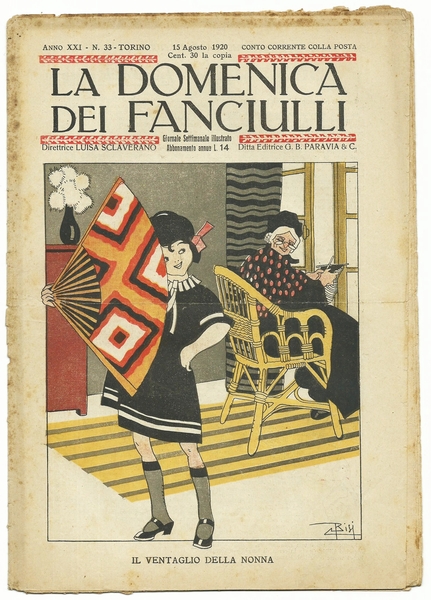 LA DOMENICA DEI FANCIULLI N.33 del 15 Agosto 1920