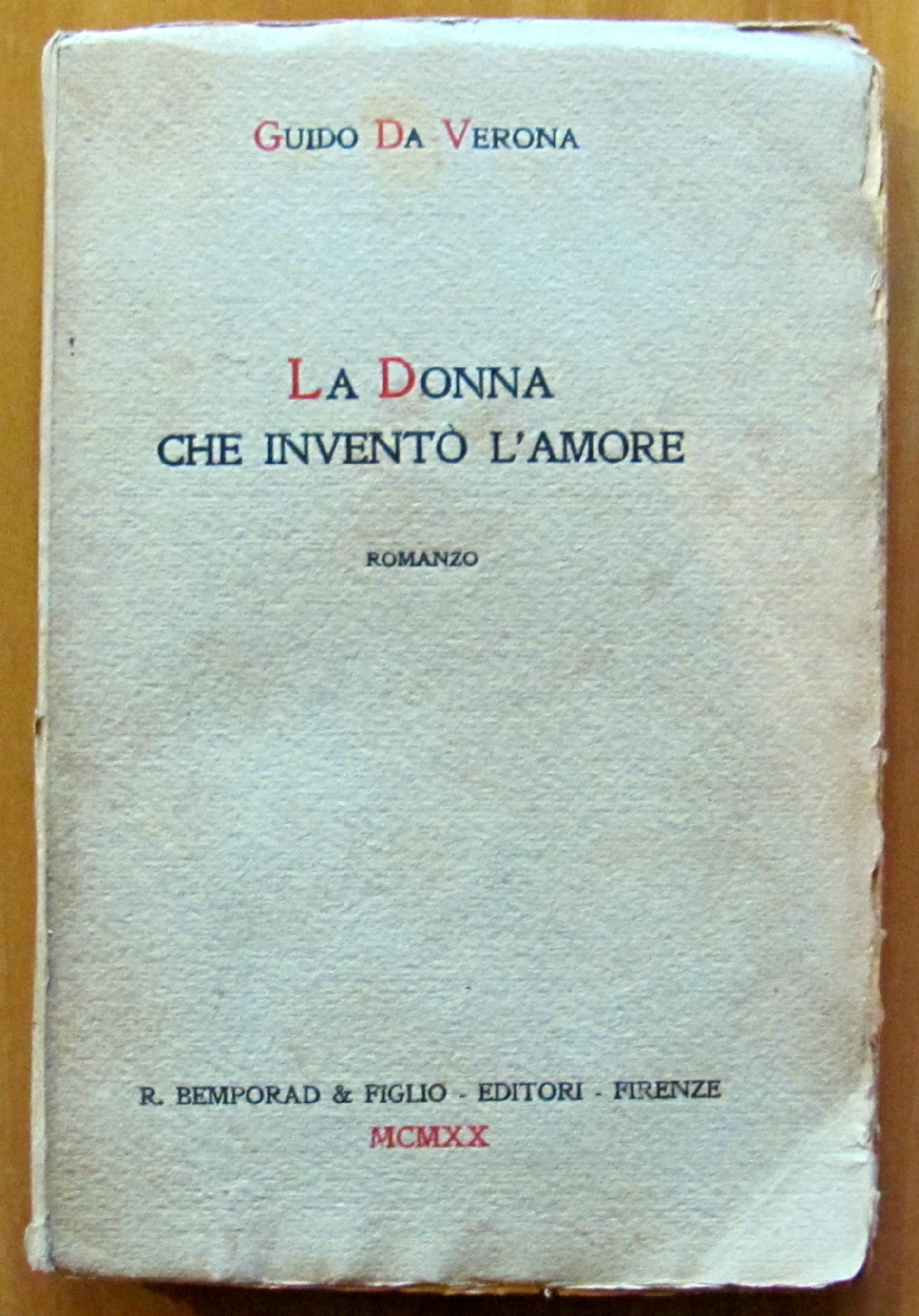 LA DONNA CHE INVENTO' L'AMORE