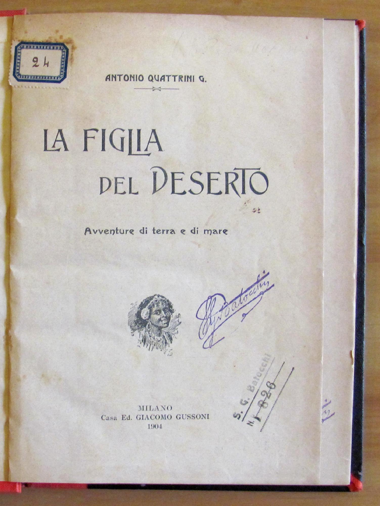 LA FIGLIA DEL DESERTO - Avventure di Terra e di …