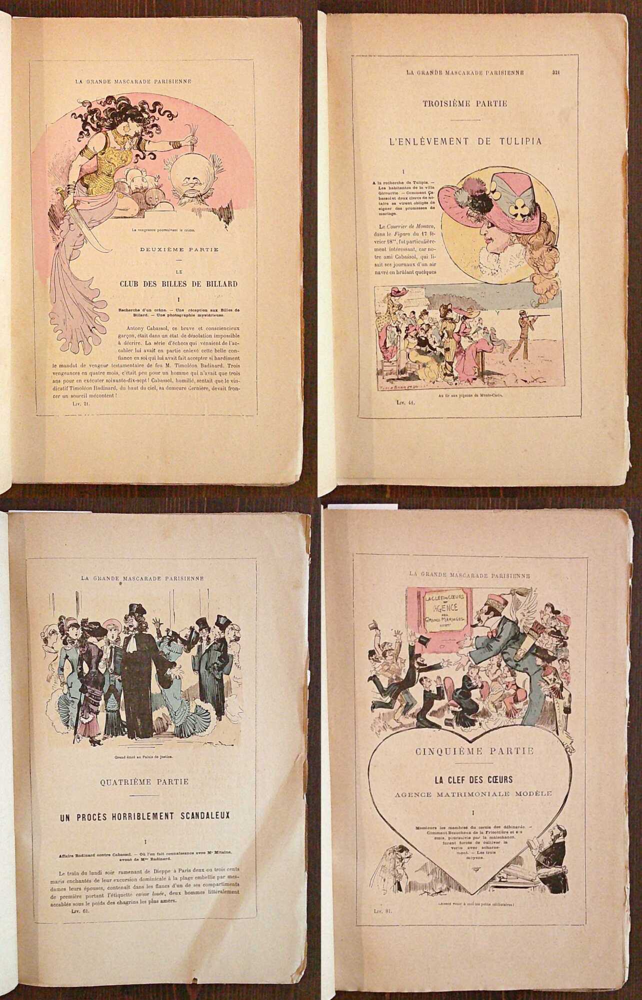 LA GRANDE MASCARADE PARISIENNE Part II-V, 1880 ca.