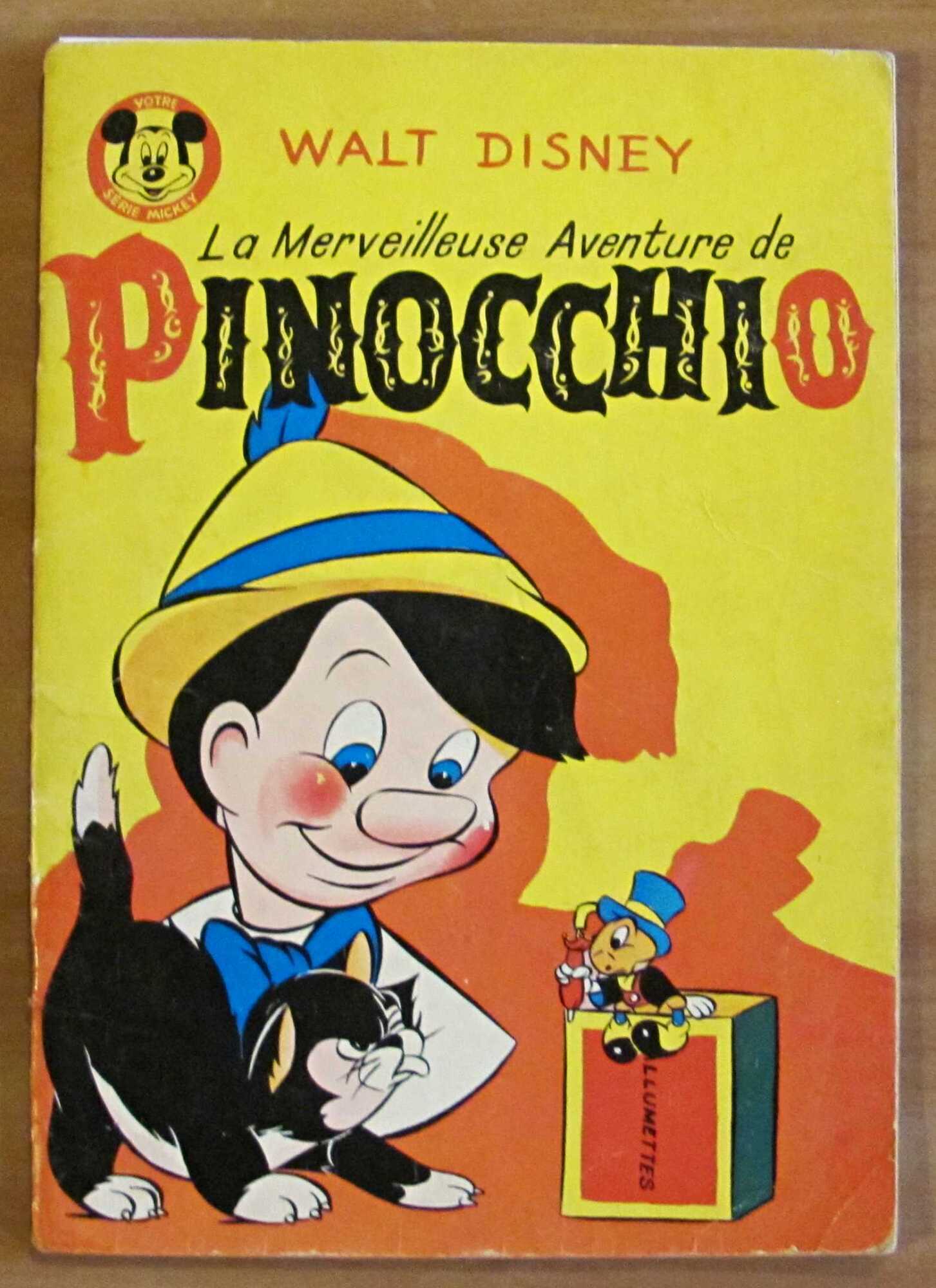 LA MERVEILLEUSE AVENTURE DE PINOCCHIO - Série Mickey, 1965