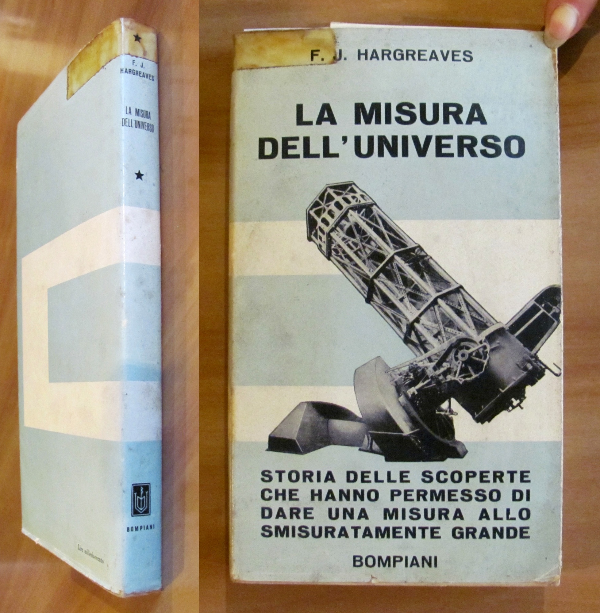 LA MISURA DELL'UNIVERSO - Coll. Avventure del Pensiero, 1959 con …