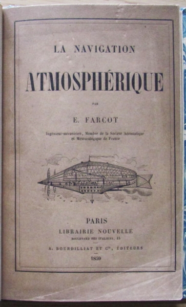 LA NAVIGATION ATMOSPHERIQUE - Librairie Nouvelle, 1859