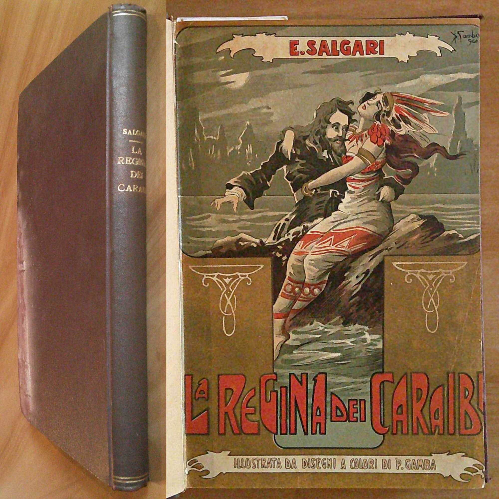 LA REGINA DEI CARAIBI, 1920 - ill. GAMBA