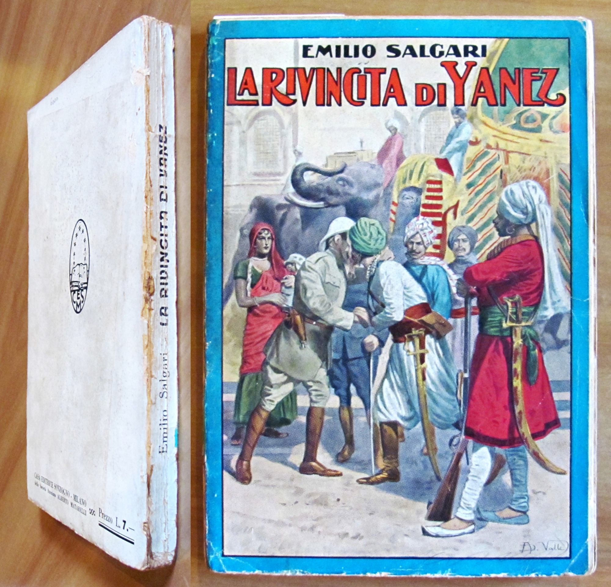 LA RIVINCITA DI YANEZ, 1934 - ill. DELLA VALLE