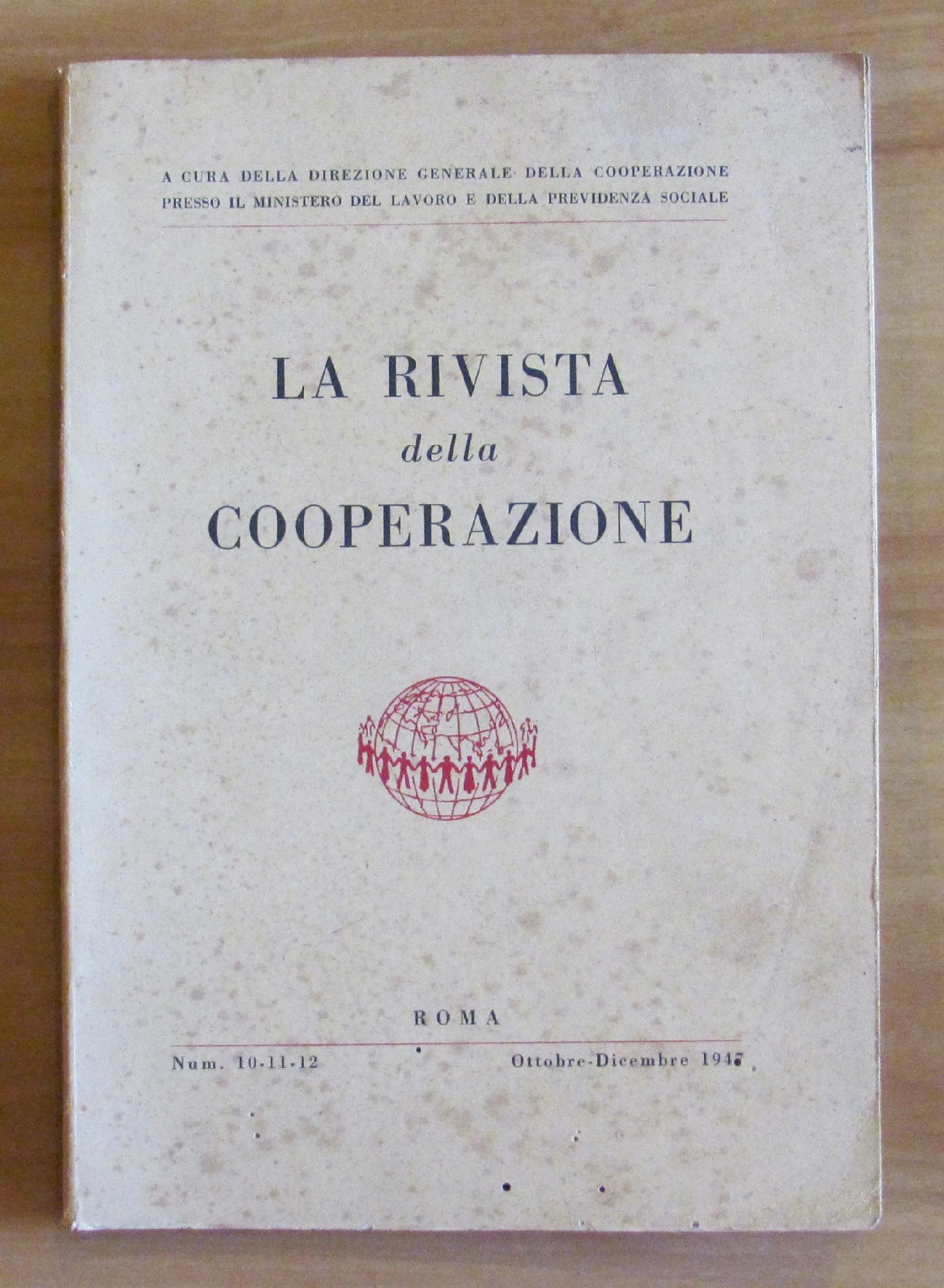 LA RIVISTA della COOPERAZIONE N.10-11-12, 1947