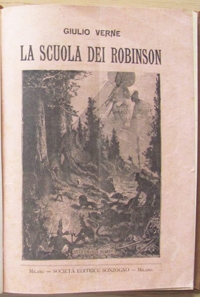 LA SCUOLA DEI ROBINSON, 1897 - ill. BENETT