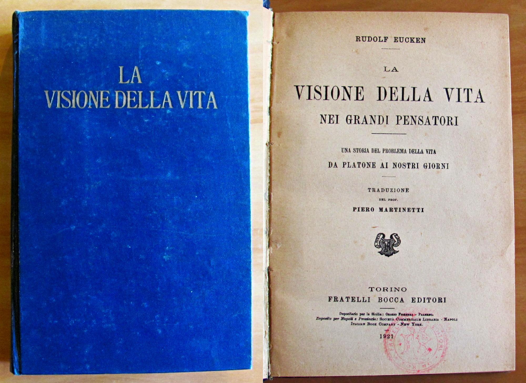 LA VISIONE DELLA VITA NEI GRANDI PENSATORI - UNA STORIA …