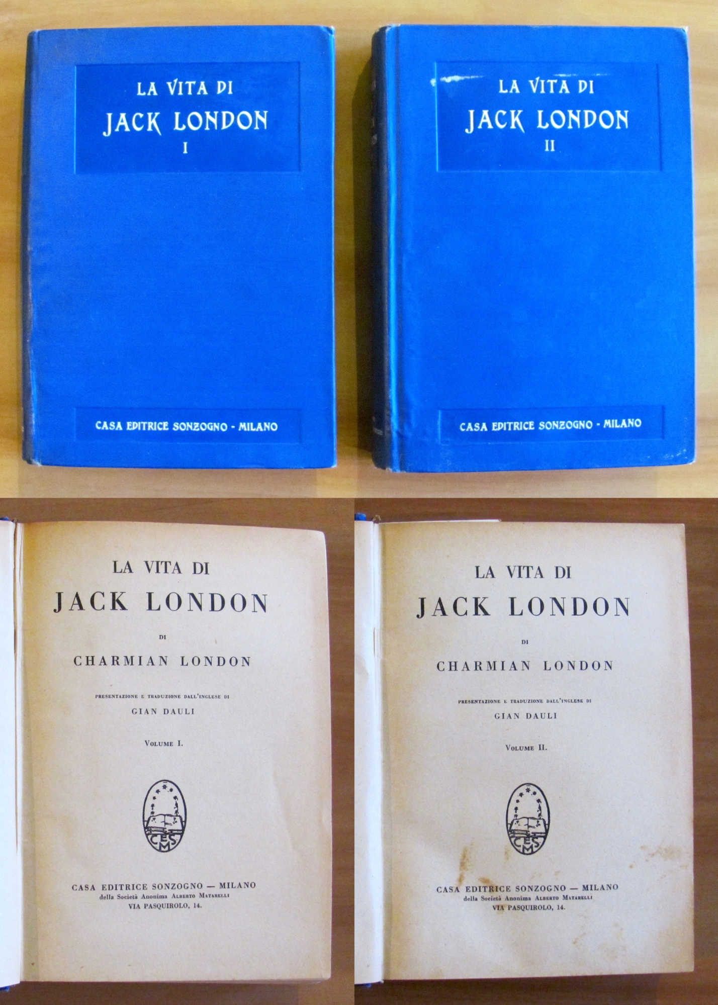 LA VITA DI JACK LONDON - Opera completa in 2 …