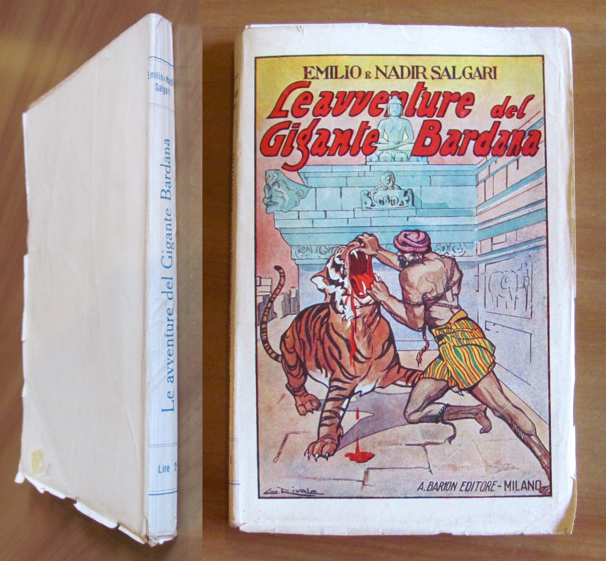 LE AVVENTURE DEL GIGANTE BARDANA, 1935 - ill. RIVOLO