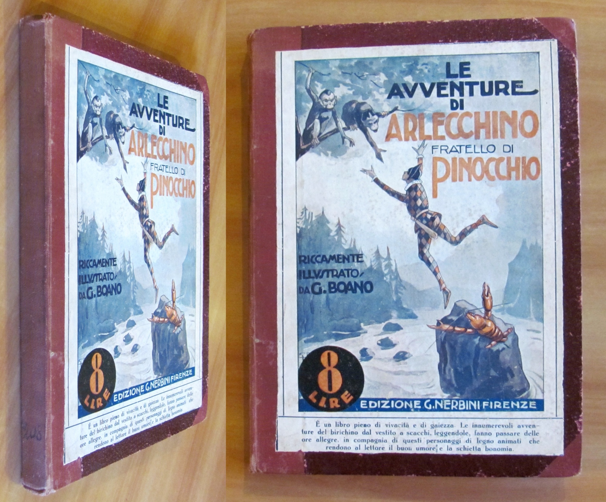 LE AVVENTURE DI ARLECCHINO FRATELLO DI PINOCCHIO, 1930 - ill. …