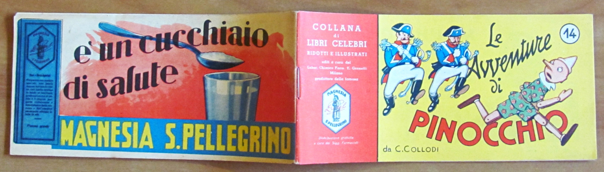 LE AVVENTURE DI PINOCCHIO - Coll. Libri Celebri N.14, 1953 …