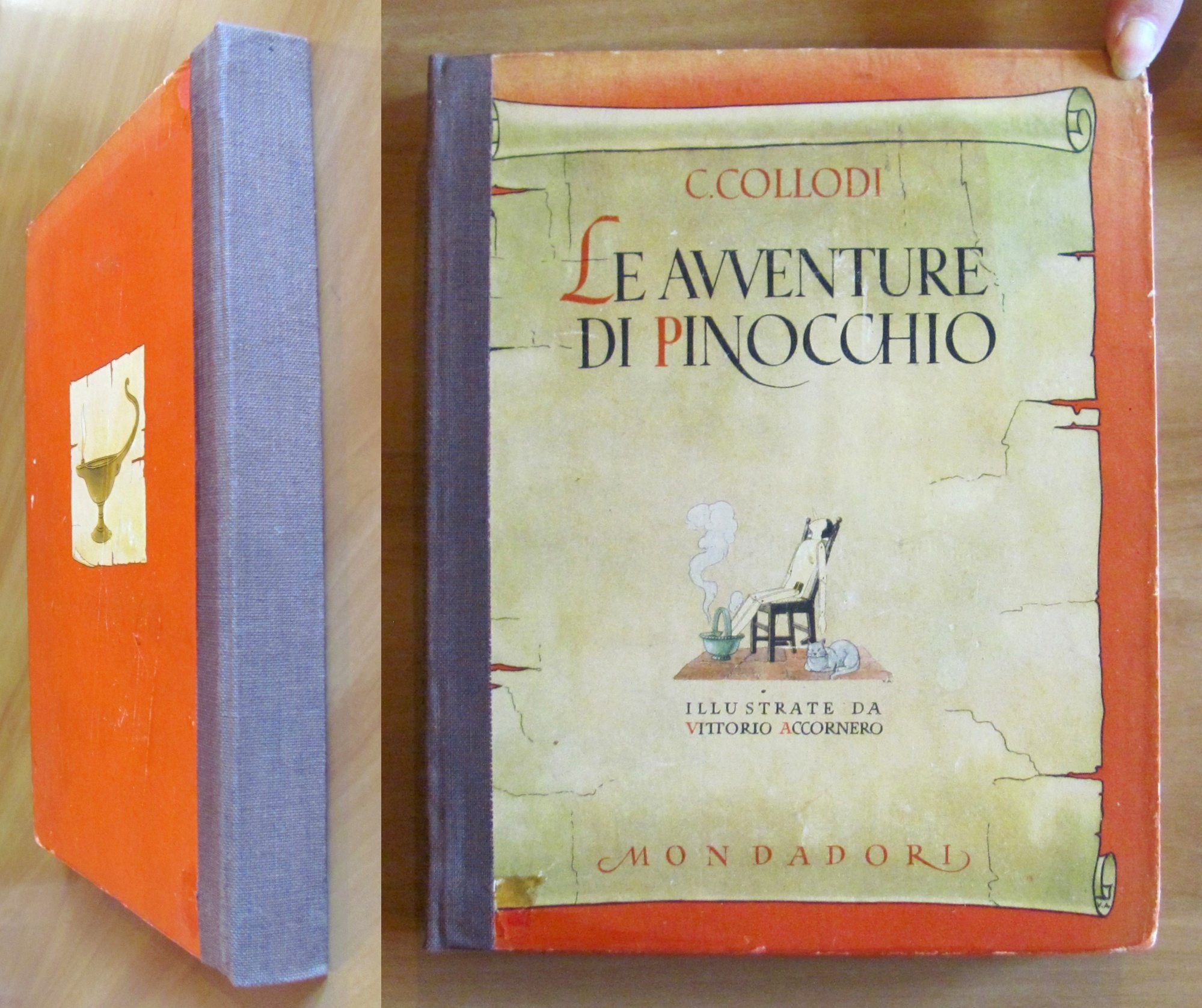 LE AVVENTURE DI PINOCCHIO, I ed. 1942 - ill. ACCORNERO