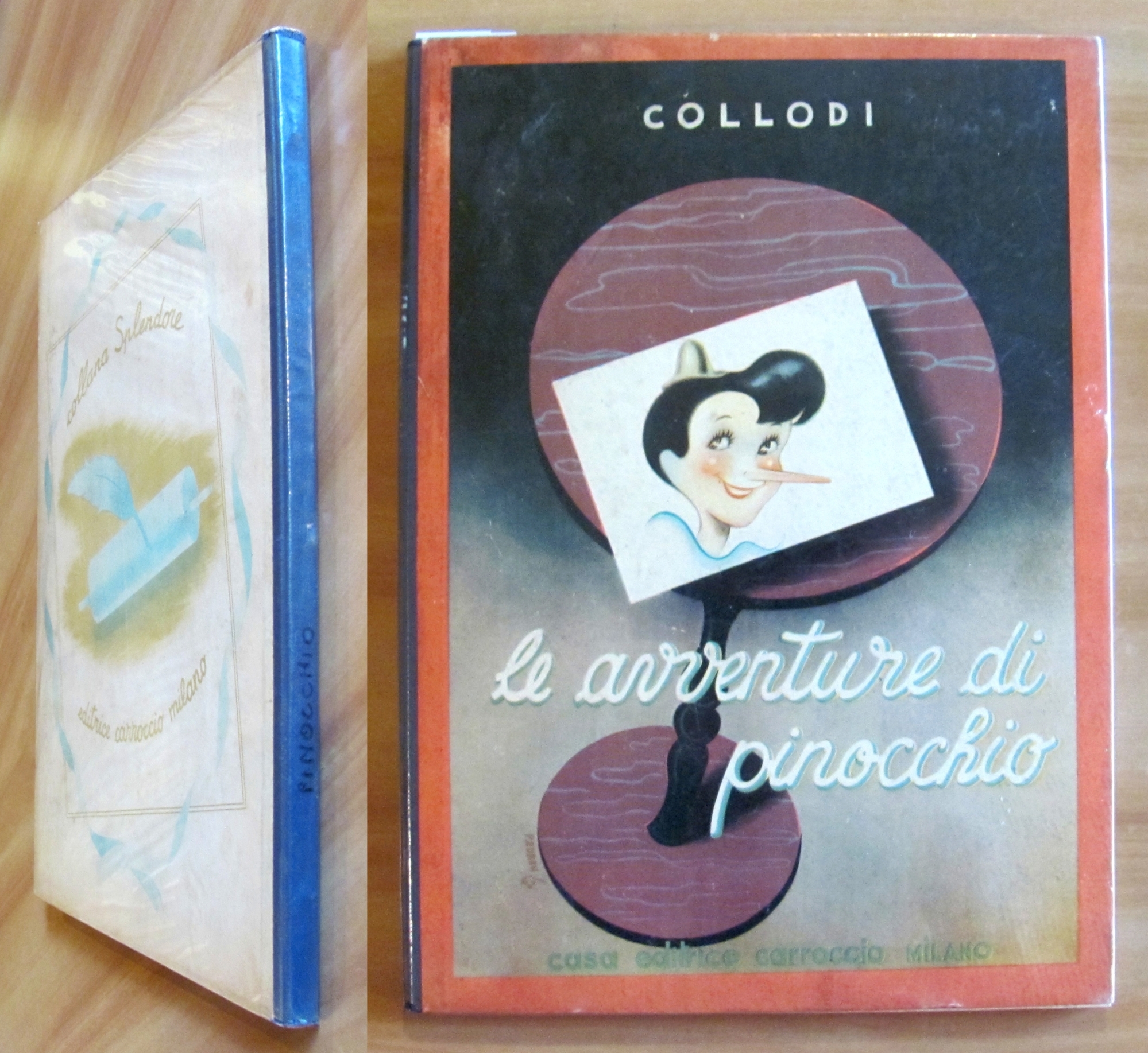 LE AVVENTURE DI PINOCCHIO, I ed. 1947 ill. PEDRON, MARAJA
