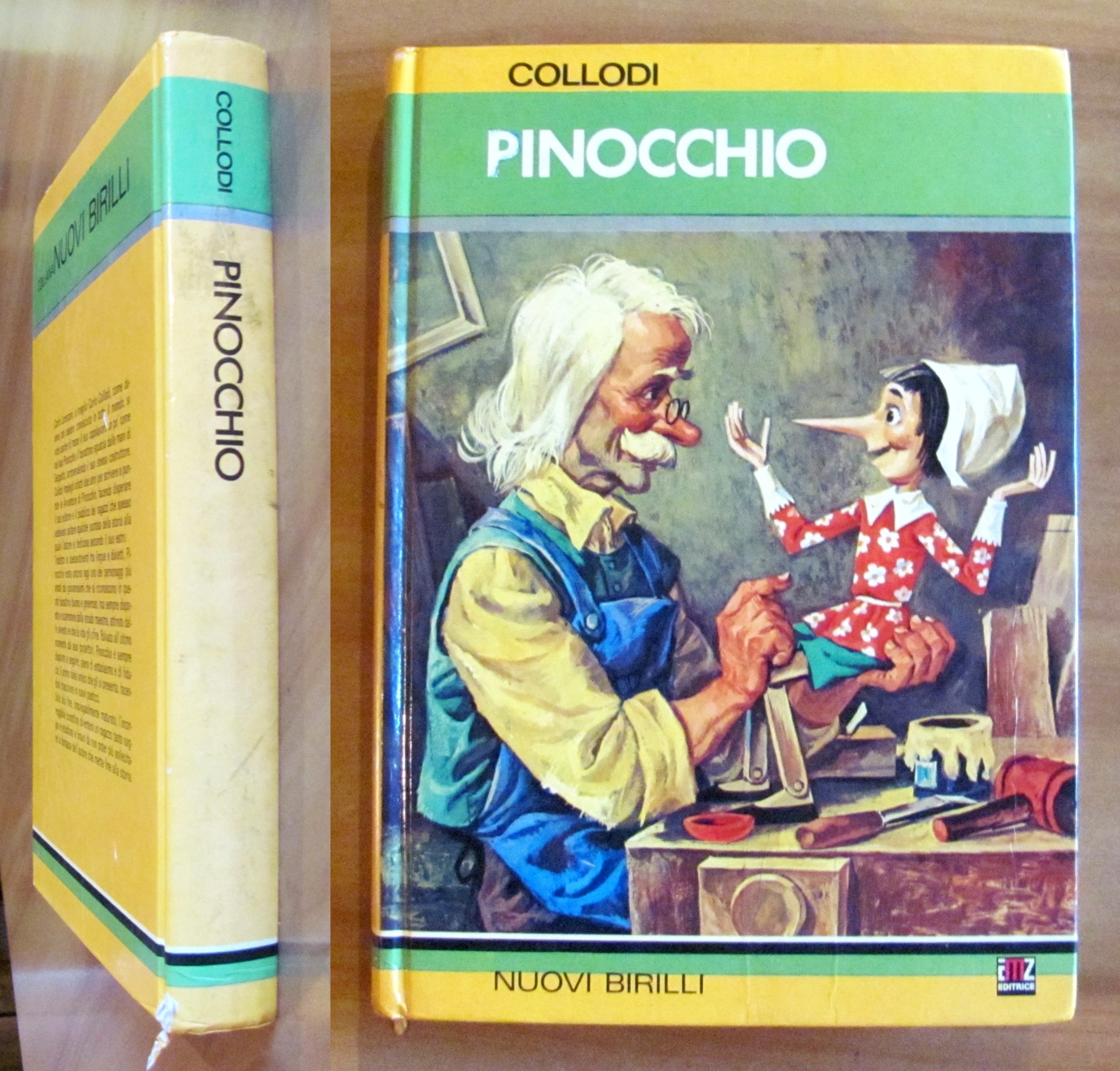 LE AVVENTURE DI PINOCCHIO, Pirma Nuova Edizione 1979 cop. GONGALOV