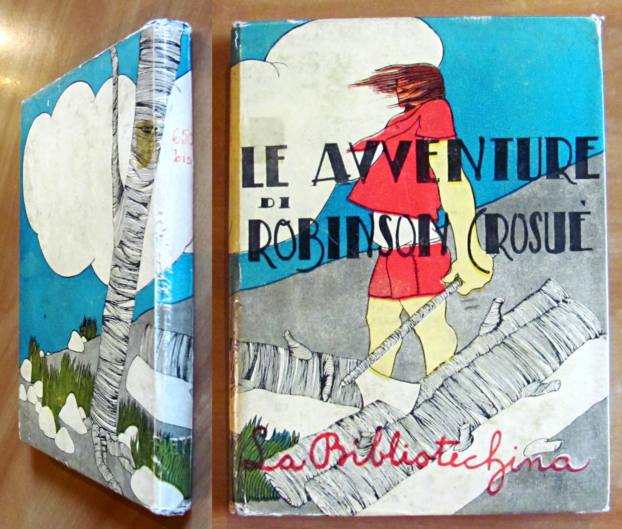LE AVVENTURE DI ROBINSON CROSUE, 1939 - Collana LA BIBLIOTECHINA …