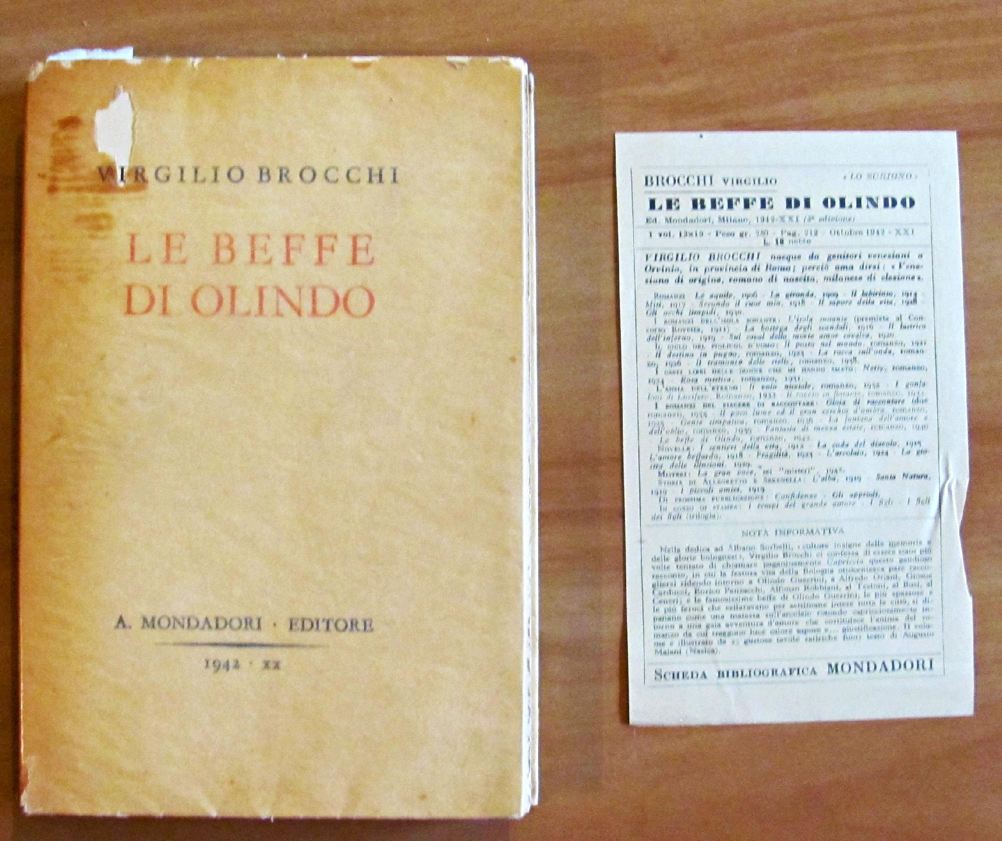 LE BEFFE DI OLINDO - Collana I Romanzi del piacere …
