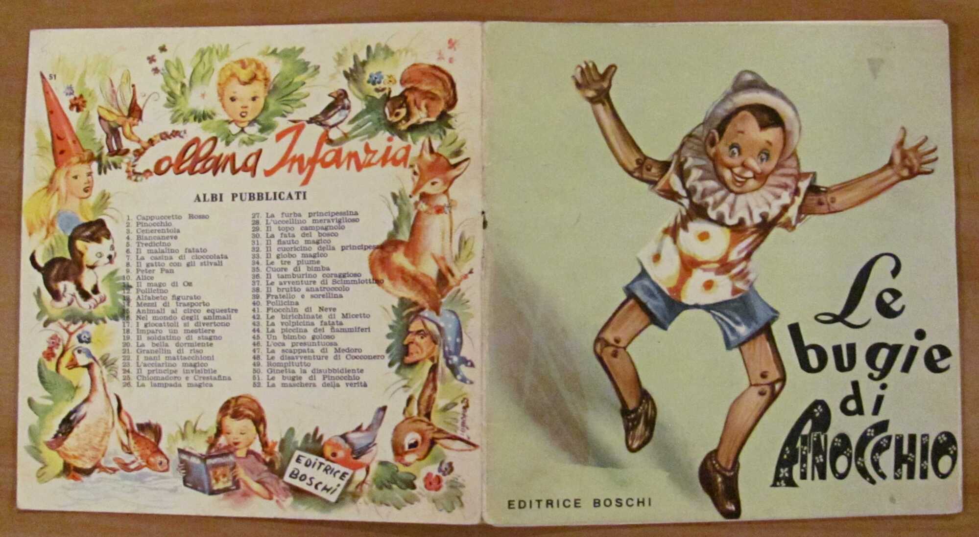 LE BUGIE DI PINOCCHIO - Collana Infanzia N.51