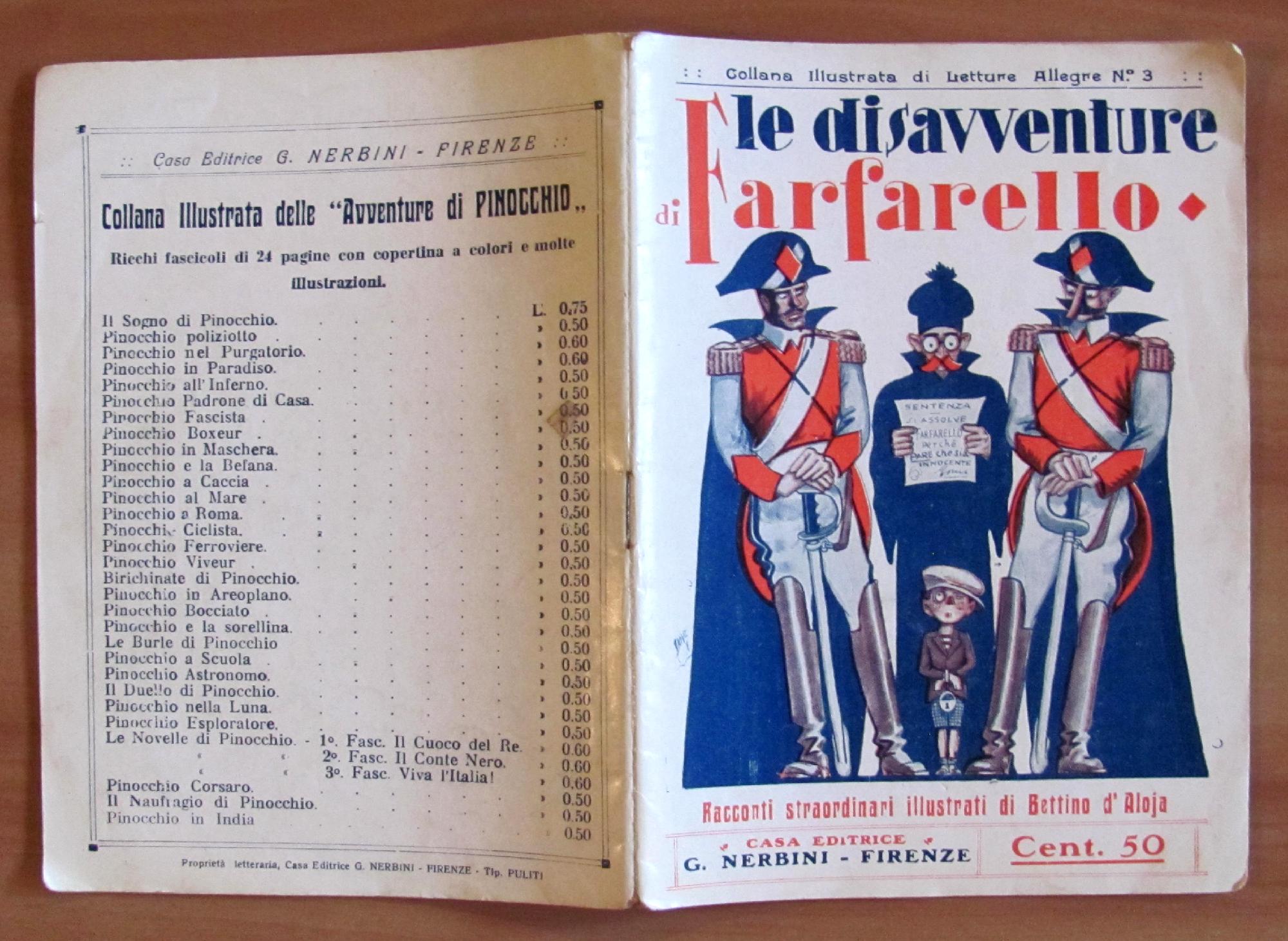 LE DISAVVENTURE DI FARFARELLO - Collana Letture Allegre 3 - …