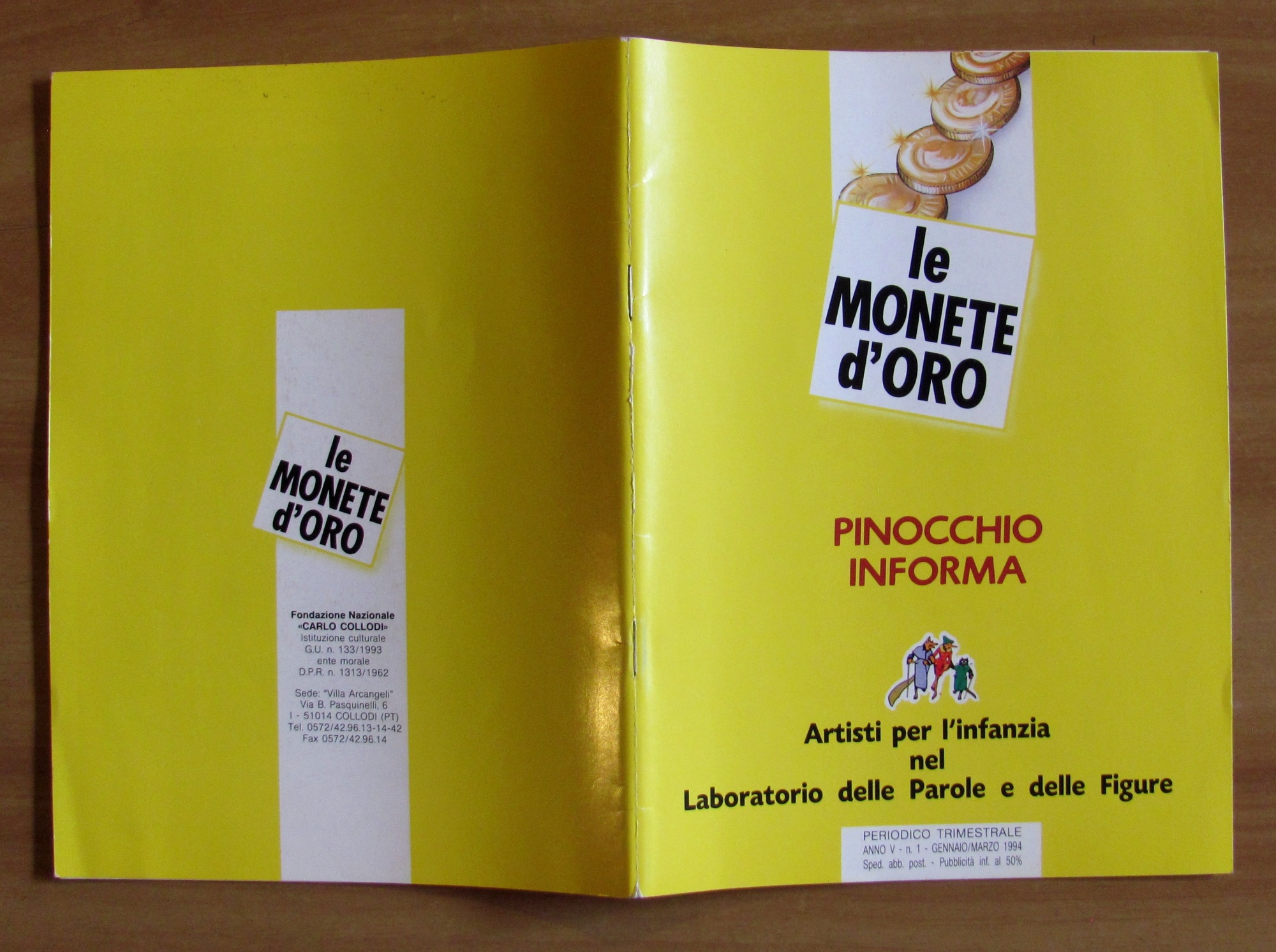 LE MONTE D'ORO - PINOCCHIO INFORMA - Artisti per l'Infanzia, …