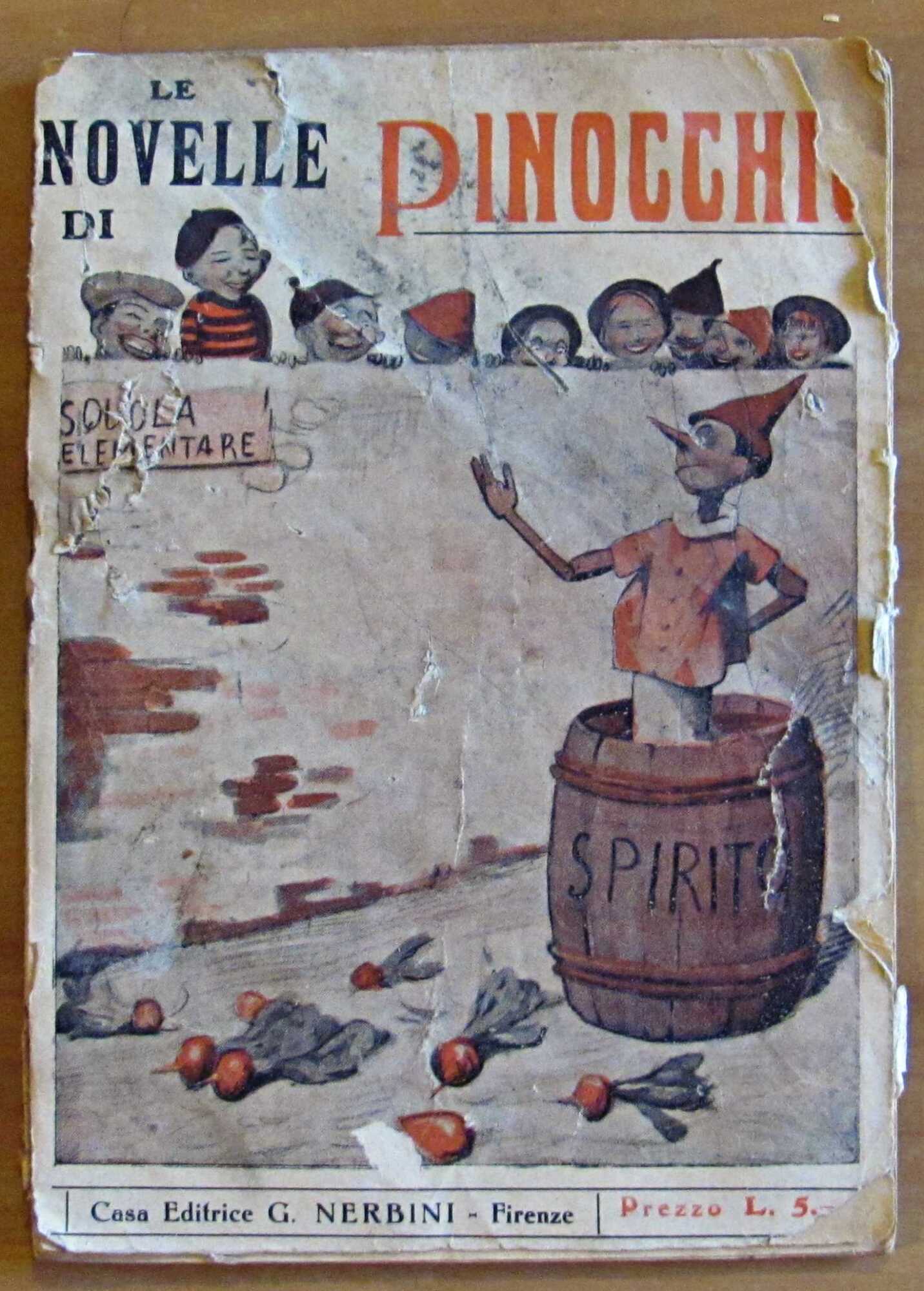 LE NOVELLE DI PINOCCHIO, anni '20 - ill. CHIOSTRI