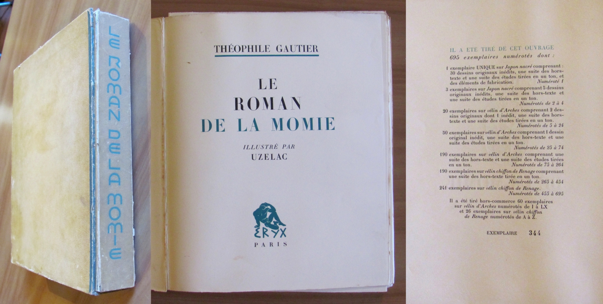 LE ROMAN DE LA MOMIE, 1947 - Tirat. Limit. + …